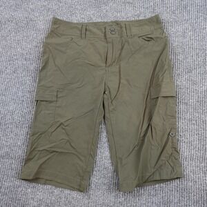 Patagonia Solimar Shorts Womens 6 Green Nylon Hiking Outdoor Pockets 57246